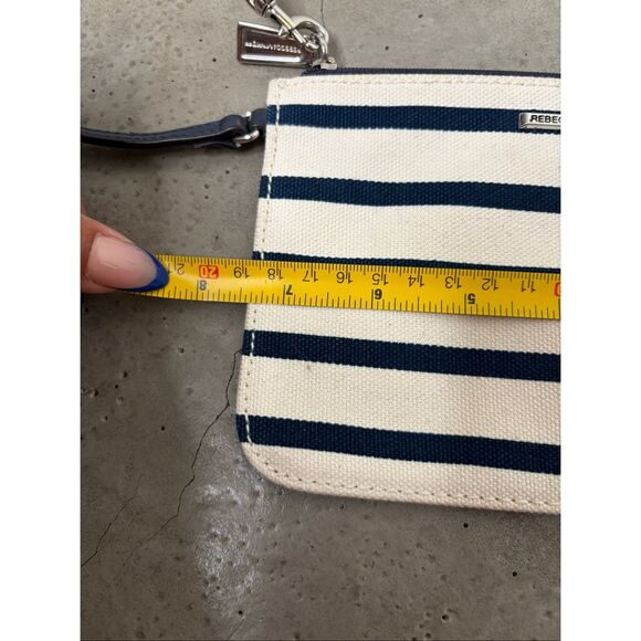 Rebecca Minkoff Canvas Stripe Clutch - Picture 5 of 6